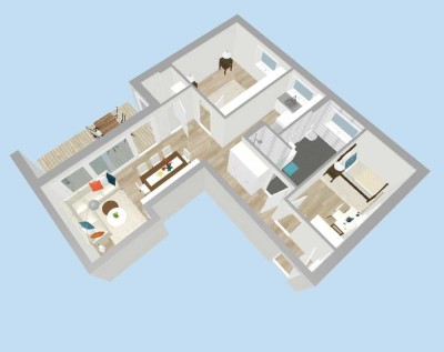 NEUBAU - ERSTBEZUG * ZENTRAL & RUHIG * 3 Zi.-Whg * 74QM inkl. EBK, große Terrasse, Keller uvm.