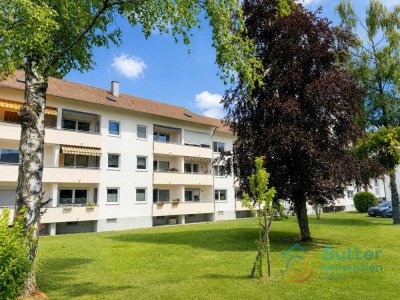 2-Zimmer-Wohnung im Hochparterre mit Westbalkon