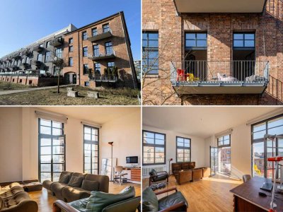 wunderschönes.hochwertiges Loft, Wassernähe, 4m Deckenhöhe, Terrasse, provisionsfrei
