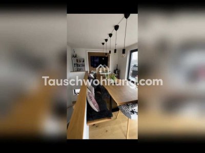 Tauschwohnung: Maisonettewohnung mit Dachterrasse