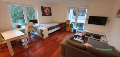 Sentrup-Bestlage: Neubau-1Zi-Wohnung mit hochwertiger Möblierung nach Erstbezug