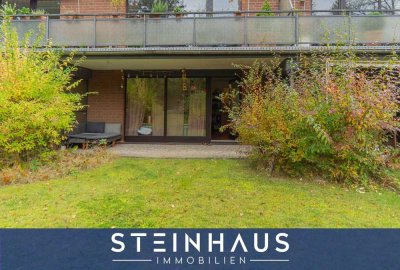 Helle, ruhe 1-Zimmer-Wohnung mit Terrasse und Tiefgaragenstellplatz in Wellingsbüttel