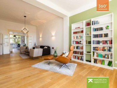 Eleganter Gründerzeit-Stil: Hochwertig sanierte EG-Altbauwohnung in Bestlage vom Kahlenberg
