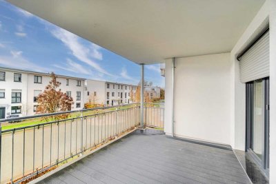 Gerresheimer Gärten: Hochwertige Dreiraumwohnung mit großem Balkon und Stellplatz