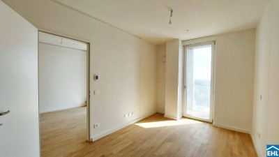 2-Zi.-Erstbezug mit Loggia &amp; Rooftop Pool | TOWER HOMES im V22