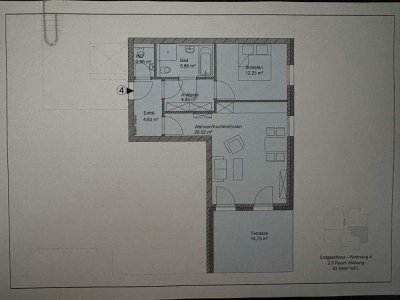 Attraktive 2,5-Zimmer Wohnung im 2. OG mit Balkon in Dortmund-Brünninghausen