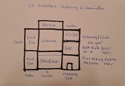 Wohnung zur WG-Neugründung in zentraler Lage Lörrach-Stetten