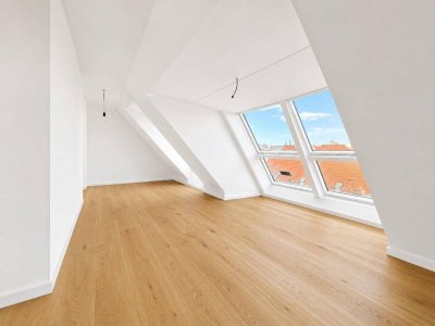 Exklusive 3-Zimmer-DG-Wohnung mit Terrasse &amp; Klimaanlage in 1030 Wien – Erstbezug!