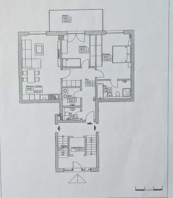 Helle und geräumige 3-Zimmer-Wohnung in Horn