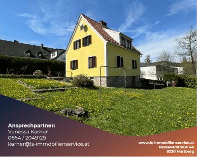 Einfamilienhaus in ruhiger Siedlungslage mit schönem Garten in Rohrbach a. d. Lafnitz