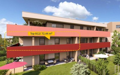 Sonnendurchflutete 3 Zi-Wohnung in den STADTTERRASSEN PEUERBACH - provisionsfrei! ** JETZT FRÜHKÄUFER-RABATT!**