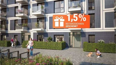 Wir übernehmen die Notarkosten!*. Moderne, helle 3-Zimmerwohnung mit Terrasse & Garten