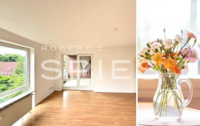 Frisch gestrichene 3-Zimmer-Wohnung mit Loggia