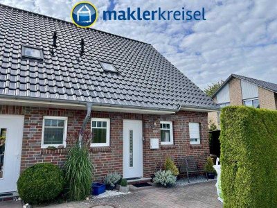Zur Miete: Gepflegte Doppelhaushälfte mit Garage direkt in Esens!