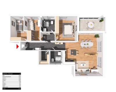Moderne 4.5 Zimmer Obergeschosswohnung im Neubaugebiet