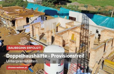 Sommer-AKTION! Baubeginn Erfolgt! Neubau-Doppelhaushälfte in Unterpremstätten! Provisionsfrei und direkt vom Bauträger!