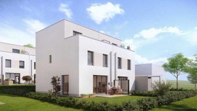 Wohnen mit Weitblick – modernes Doppelhaus mit 137 m² Wohnfläche in Ditzingen
