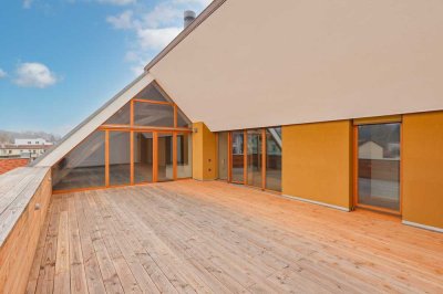 TEILGEWERBE - ARBEITEN mit Wohnen,
Lift + Ter., aussergewöhnl. Architekten-DG
im Denkmal-AB
