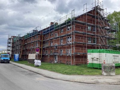 Schöner Wohnen: sanierte 1 Zimmer-Erdgeschoss-Wohnung mit Balkon und sofort anmietbar!