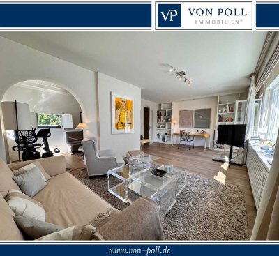 Exklusive möblierte Penthouse-Wohnung m. umlaufender Terrasse und traumhaftem Grünblick -Bogenhausen