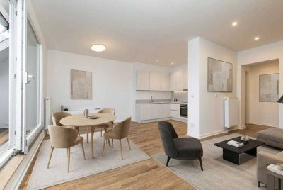 Wohnen über den Dächern – Stilvolle 2-Zimmer-Wohnung mit Loggia und Galerieebene