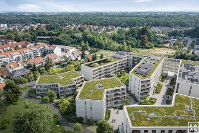 2-Zimmer-Neubauwohnung im 2. Obergeschoss mit Loggia