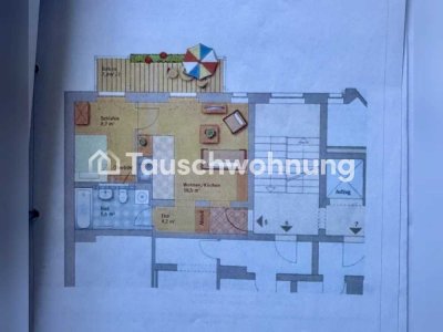 Tauschwohnung: Biete kleine 2-Zi-Wohnung in Pieschen | Suche 3-Zi-Whg