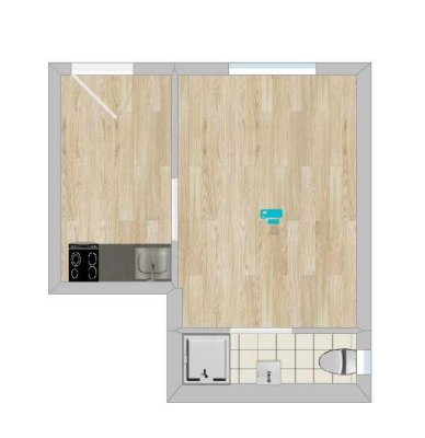 Erstbezug nach Sanierung: Charmantes 1-Zimmer-Apartment in Hamburg-Niendorf