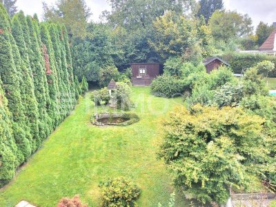 Unglaublich! 600 m² Garten mitten in Linz samt Eigenheim und Garagen!