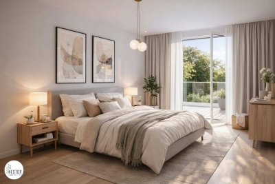 Provisionsfrei: Kompakte 1-Zimmer-Wohnung mit Terrasse/Balkon in urbaner Lage