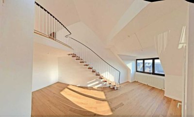 Repräsentative 3,5 Raum Maisonette-Wohnung mit Loggia in top gepflegtem Mehrfamilienhaus
