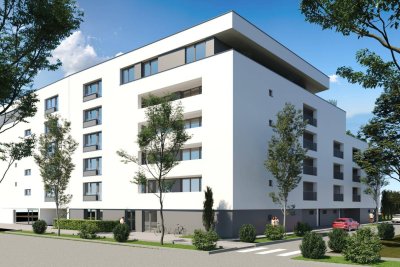 PROVISIONSFREI – Top-Erstbezug in Wels: Stilvolle Wohnung mit Balkon und Tiefgarage!