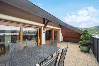 Provisionsfrei – Helle Endetagenwohnung mit beeindruckendem Weitblick am Fuße des Schwarzwaldes