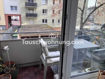 Tauschwohnung: Biete 3 ZKB mit Balkon im Nordend, suche 2 ZBK Balkon