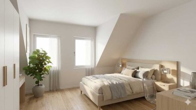 Helle Dachgeschosswohnung in Berlin-Friedenau mit 2 Balkonen und Gestaltungsspielraum