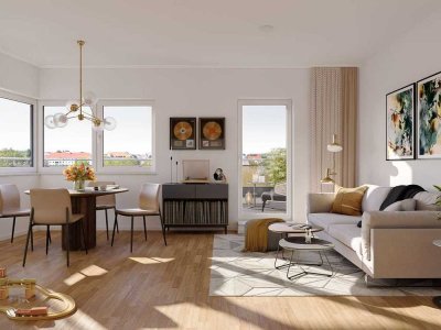 Einzigartig mit Blick über die Stadt - 4-Zimmer mit Dachterrasse – Jetzt kaufen und  bald einziehen!