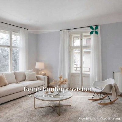 Großzügige 4-Zimmer-Altbauwohnung mit Balkon und 135 m² Wohnkomfort in Niederschönhausen
