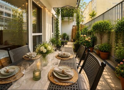 Barrierefreie Neubauwohnung im Altbau mit großer Terrasse