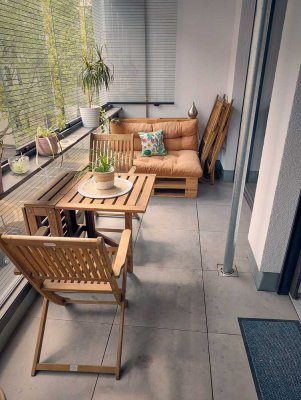 3-Zimmer-Wohnung in der Mainz-Altstadt mit Balkon und EBK in Neubau