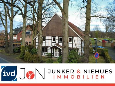 Einzigartige Wohnung in Gütersloh mit Bauernhaus-Optik und Entwicklungspotenzial