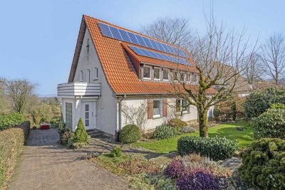 Gepflegtes Einfamilienhaus mit großem Garten  
in Tecklenburg