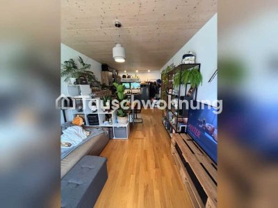 Tauschwohnung: Zentrale und ruhige 2 Zimmer Wohnung mit Terasse und Garten