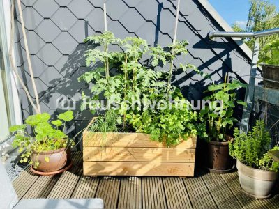Tauschwohnung: Tausche sonnige 3 Zimmer Wohnung gegen 4 Zimmer Wohnung
