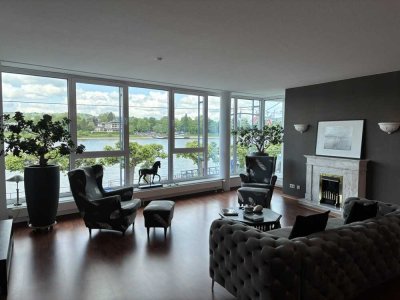 Exklusives Wohnen auf 175 m² Wfl. mit atemberaubendem Rheinblick und Atriumgarten in Königswinter!!