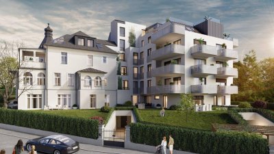 Traumhafte 3 Zimmerwohnung mit 2 Balkonen - Wärmeversorgung durch umweltfreundliche Luftwärmepumpe ! Rohbau fertiggestellt !