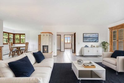 Ankommen & loswohnen: 
3-4-Zimmer-Maisonette-Wohnung mit ca. 170 m² Gartenanteil und Garage