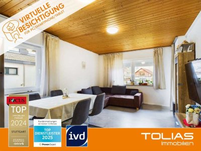 Gut gelegen: Helle 3-Zimmer-Wohnung mit zwei Balkonen in Korb - mit Pkw-Stellplatz.