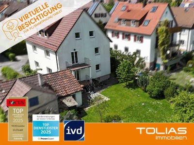 Ein Paradies für Familien - Freistehendes Mehrfamilienhaus mit großem Garten in Korntal