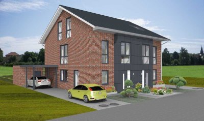 Willkommen in Ihrem Traumhaus! Doppelhaushälfte (Neubau KFW 40) in Rheine-Mesum mit PV-Anlage