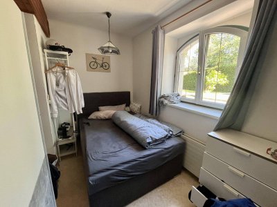 Toplage Hötting: Ruhige Souterrain-Garçonnière, Bad mit Fenster &amp; viel Allgemeinfläche